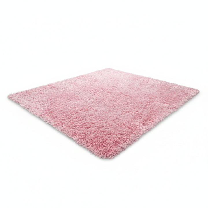 VIKAMA Tie-Dyed Fluffy Carpet - Warm Plush Bedside Rug & Play Mat for Living Room & Kids Room