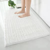 Olanly Chenille Bathroom Rug Non-Slip Bath Mat Soft Shower Bathroom Mat Floor Tub Fluffy Shag Bath Foot Rugs Microfiber Carpet