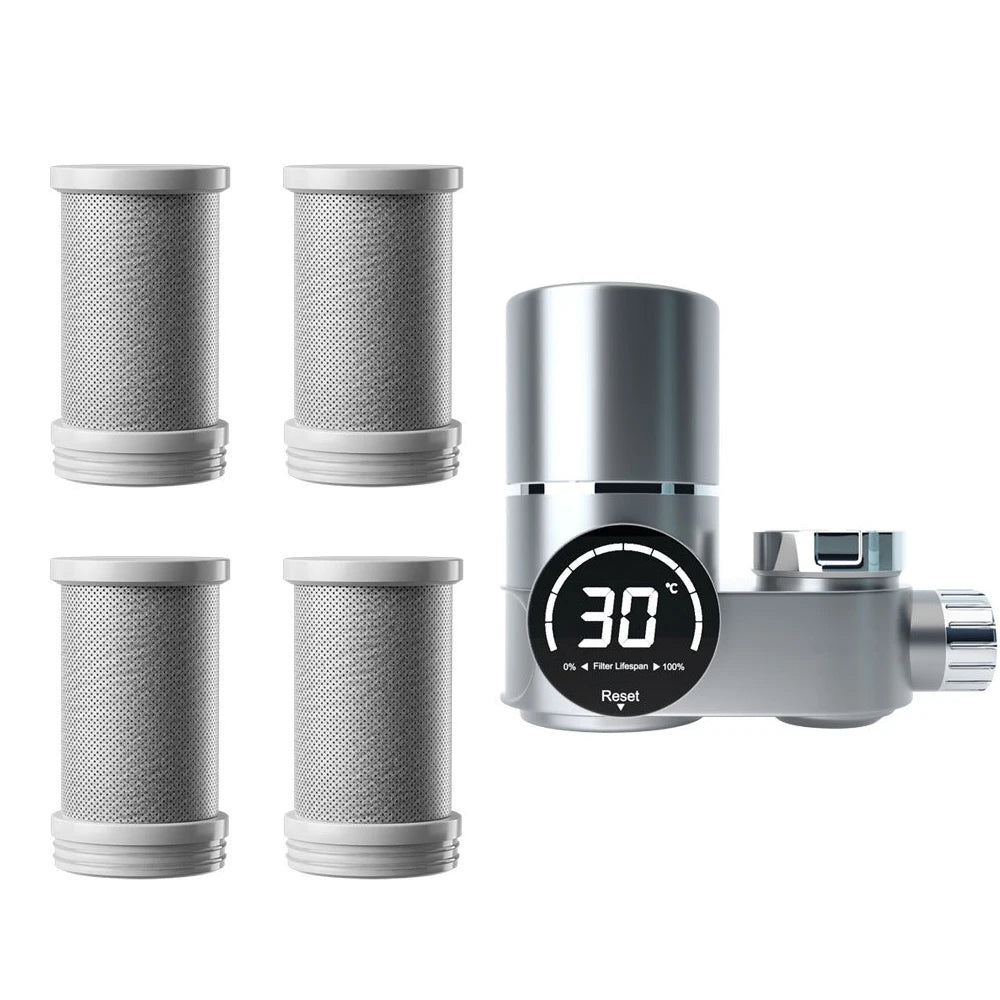 Faucet Extender with UV Sterilization & LED Display Water Filter