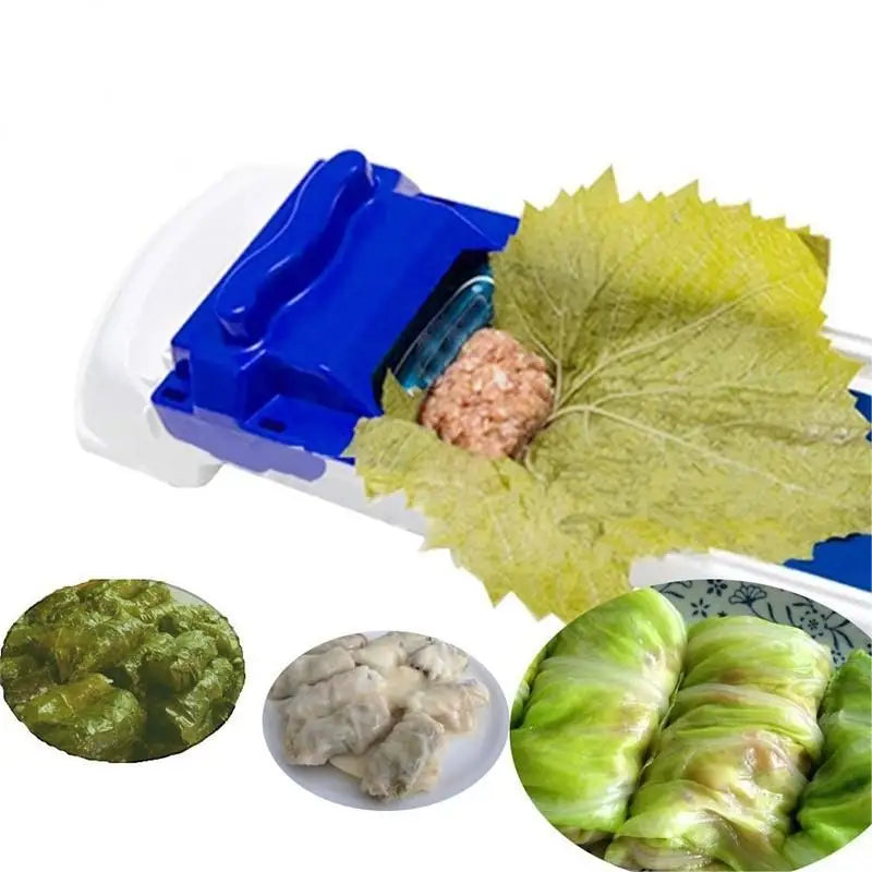Vegetable & Meat Rolling Machine - Stuffed Grape Leaf & Cabbage Meat Roller Kitchen Gadget