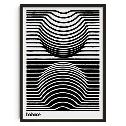 Retro Abstract Nourishing Soul Canvas Wall Art - Classic Unframed Print Poster for Home & Living Room Decoration - Hom Haven