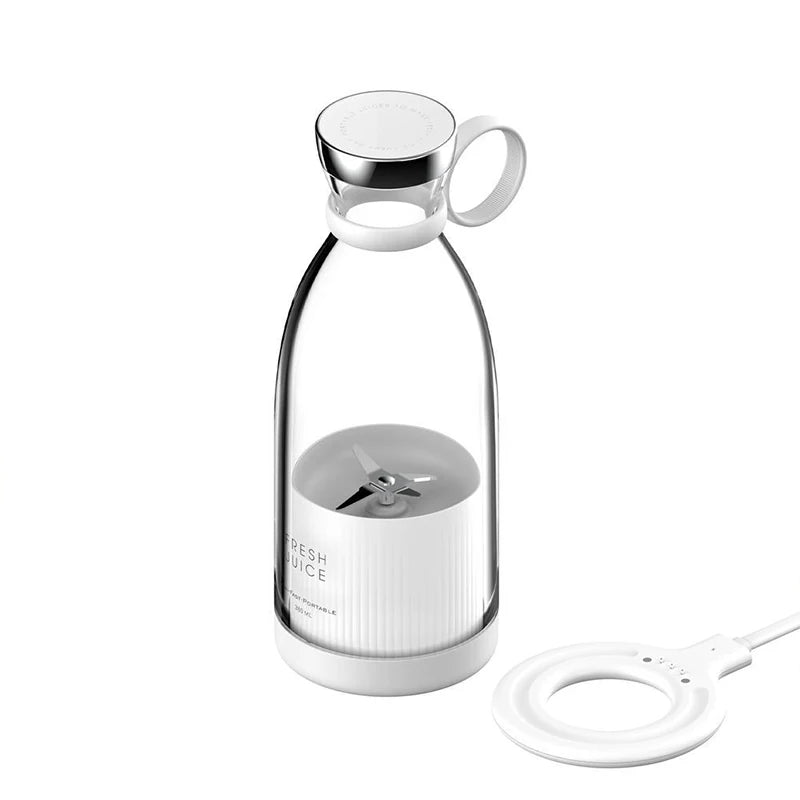 Portable Mini Electric Blender Bottle for Fresh Juice Smoothies Shakes
