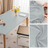 1pc tablecloth pad in durable waterproof leather - customised cover for table or dining table