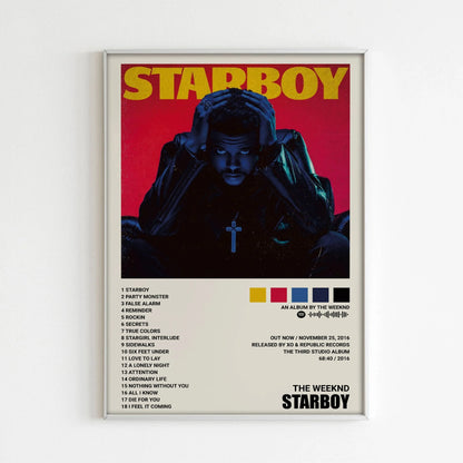 The Weeknd Hip Hop Music Canvas Wall Art Poster - Unframed Album Star Print for Living Room & Home Decor - Hom Haven