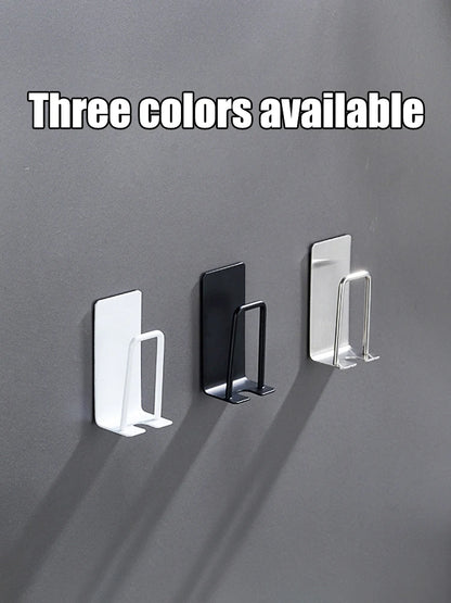 304 Stainless Steel Wall-Mounted Toothbrush Holder - No-Drill Bathroom Dental Cup & Storage Rack - Hom Haven