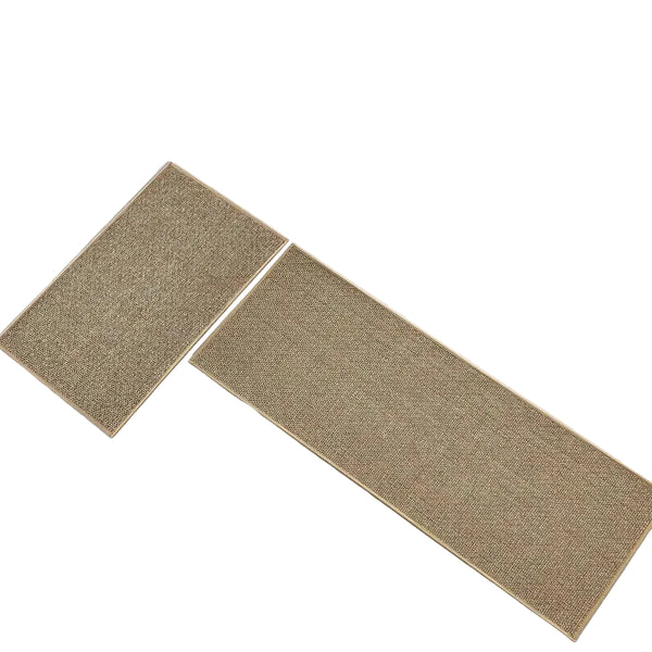 Washable Faux Sisal Kitchen Runner Rug - Non-Slip Natural Rubber Back Woven Kitchen Mat - Hom Haven