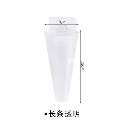 Plastic Hydroponic Wall Mounted Plant Vase - Hanging Flower Pot & Green Dill Planter for Home & Garden Decor - Hom Haven