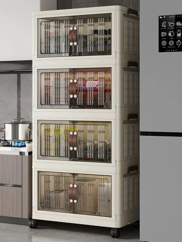 Large Capacity Foldable Wardrobe Storage Cabinet - Dustproof Closet Organizer, Easy to Install - Hom Haven