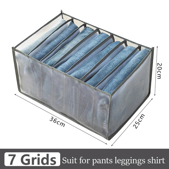 Foldable Underwear Drawer Organizer - Closet Divider Storage Box for Socks, Bras & Underpants - Hom Haven