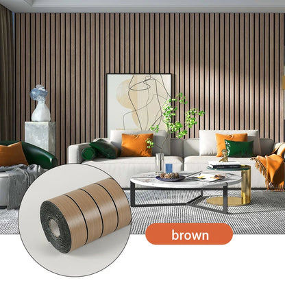 Self-Adhesive 3D Foam Wall Panel Sticker Roll - Peel & Stick Waterproof DIY Wallpaper for Living Room, Ceiling & Kitchen - Hom Haven