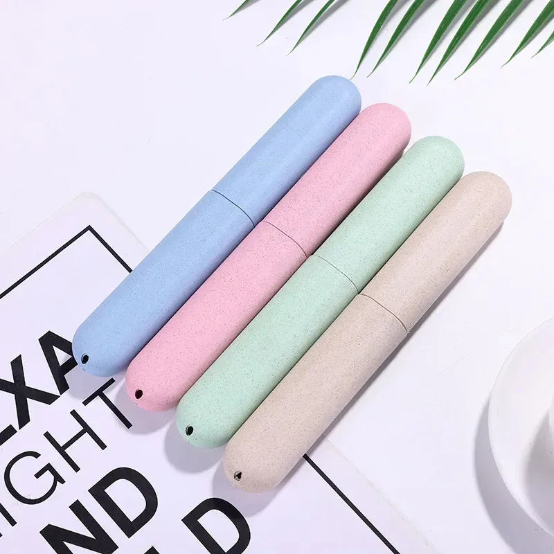 Toothbrush Box Holder Cover Bathroom Accessories Travel Storage Dust-proof Case Portable Bathroom for Camping Toothbrush Storage