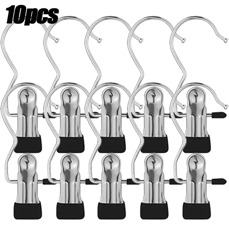 Stainless Steel Multi-Clip Clothes Hanger