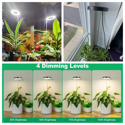 USB LED Grow Light Adjustable Knob Dimmer Plant Growth Lamp - Hom Haven
