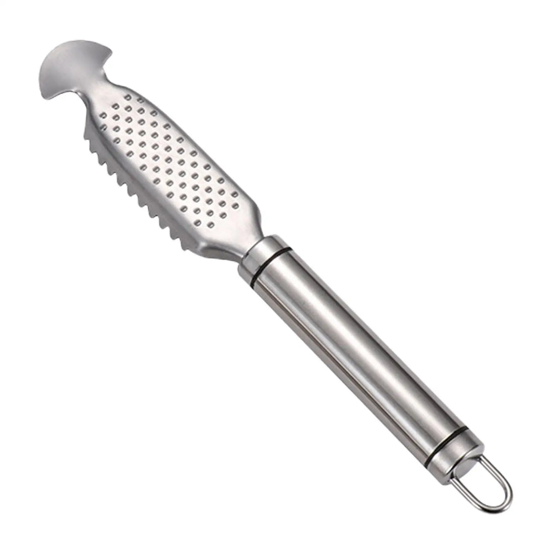 Stainless Steel Fish Scale Remover Tool with Comfortable Handle