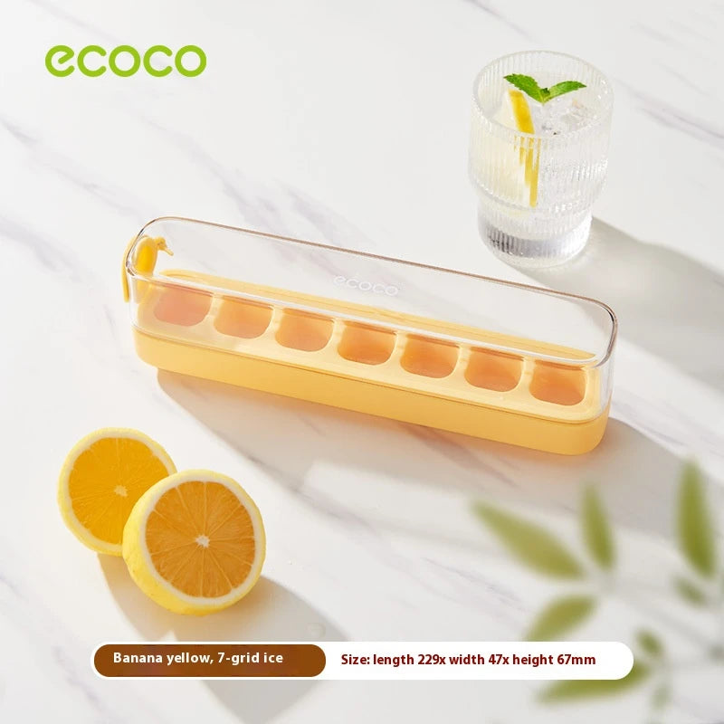 Ice Cube Tray with Lid & Bin, Quick-Release Freezer Ice Mold Set (7/14/21 PCs)