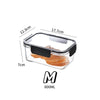 Refrigerator Crisper Storage Boxes, Sealed Fresh Food Organizer (3/1 Pcs)