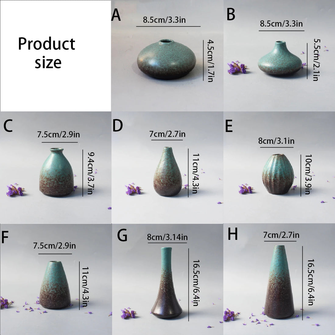 Ceramic Small flower Vase Home Decoration Crafts Tabletop Ornament Simplicity Japanese-style Decoration