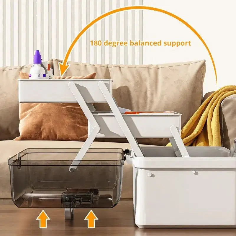 Large Capacity Multi-Layer Home Medicine Storage Box - Lockable First Aid Organizer Cabinet