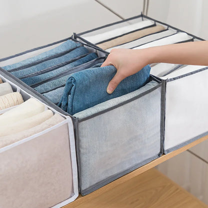 Foldable Underwear Drawer Organizer - Closet Divider Storage Box for Socks, Bras & Underpants - Hom Haven