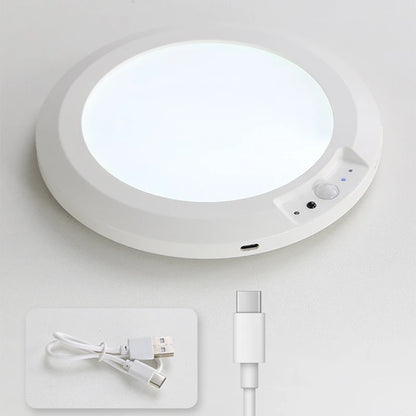 Rechargeable Motion Sensor LED Ceiling Light Magnetic Wireless Night Lamp - Hom Haven