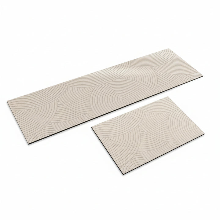 VIKAMA Multi-Functional Non-Slip Kitchen & Bathroom Mat - Water Absorbent, Stylish Patterned Carpet