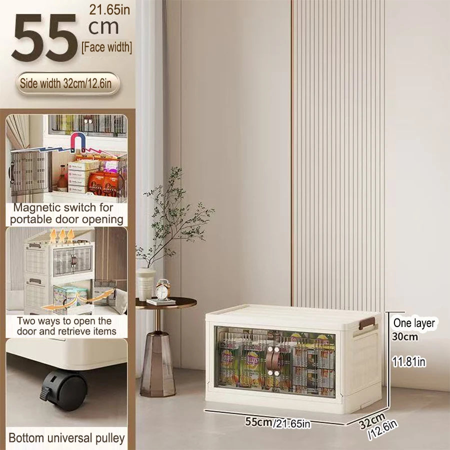 Large Capacity Foldable Wardrobe Storage Cabinet - Dustproof Closet Organizer, Easy to Install - Hom Haven