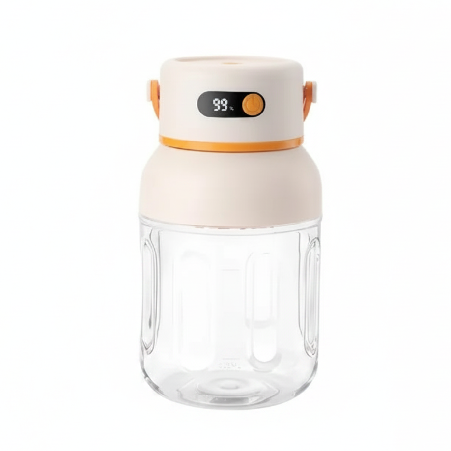 Portable Mini Blender USB Rechargeable Juicer Cup Multifunctional Ice Crushing Mixer for Home Travel Personal Fruit Juice