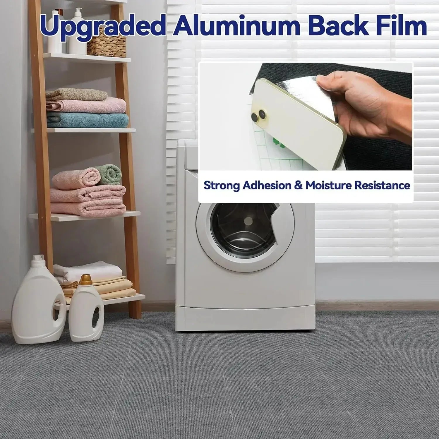 10pcs 30x30/40x40cm Self Adhesive Carpet Floor Tiles Sticker Square Rugs Peel and Stick Mat DIY Flooring for Bedroom Home Decor