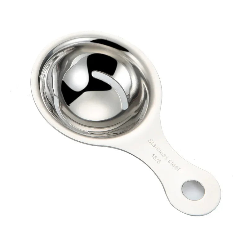 Stainless Steel Egg Yolk & White Separator - Food Grade Kitchen Filter Tool