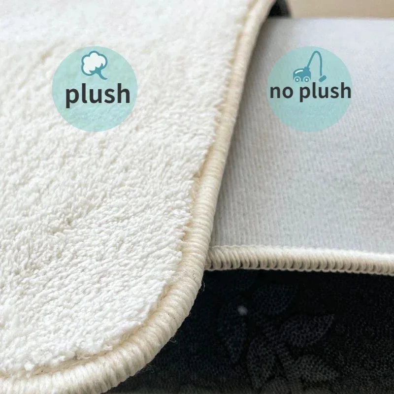 UNO Reverse Card Game Carpet - Soft Thickened Anti-Slip Floor Mat for Bedroom, Bathroom & Living Room