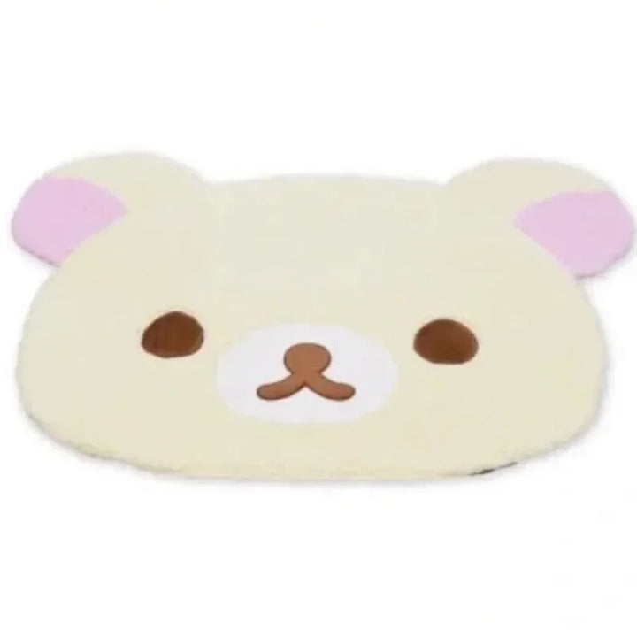 Rilakkuma Kuna Bear Cartoon Carpet - Soft Plush Bedroom Floor Mat & Bedside Rug