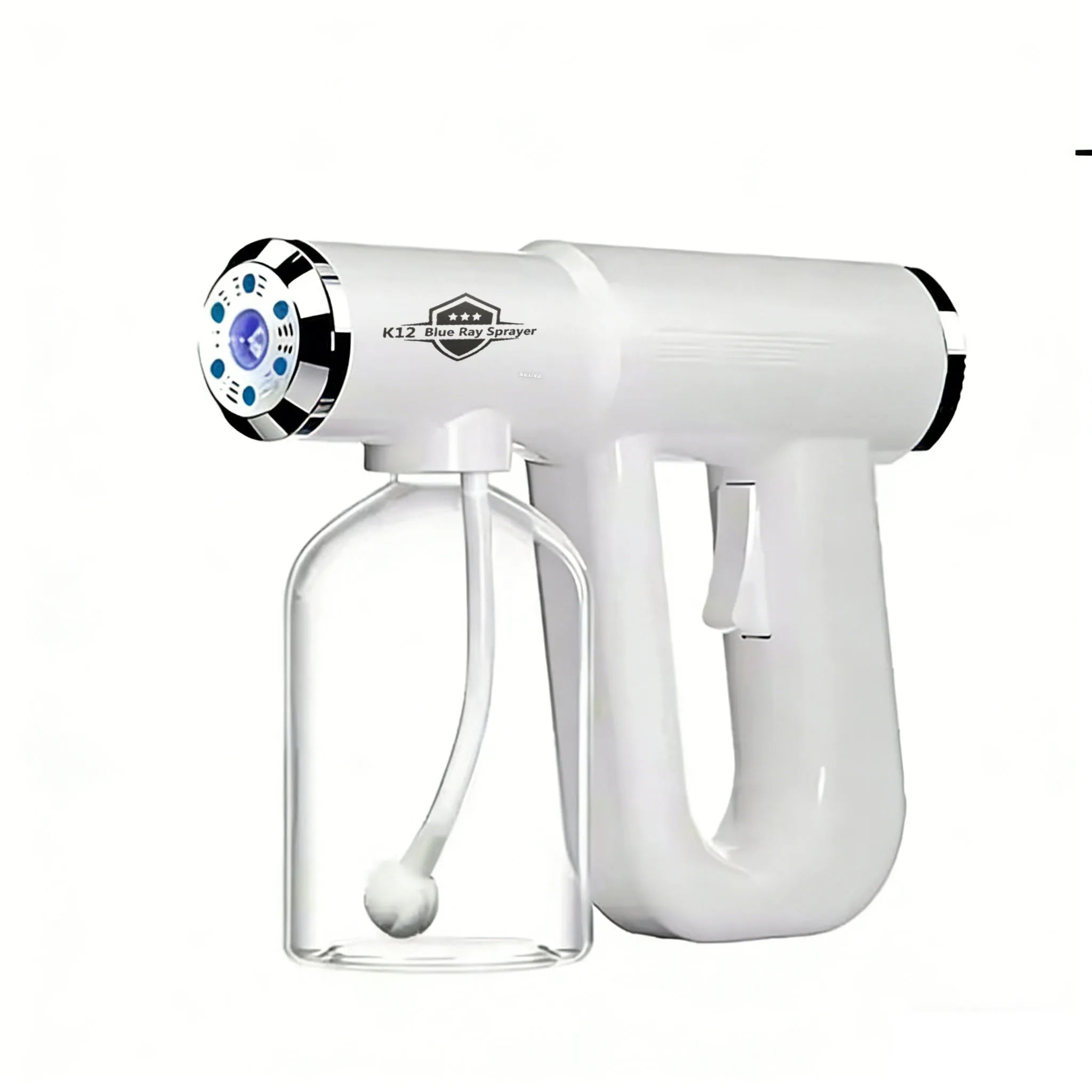 USB Rechargeable Nano Steam Spray Gun Blue Light Hair & Barber Mist Sprayer 300 ML