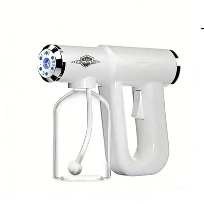 USB Rechargeable Nano Steam Spray Gun Blue Light Hair & Barber Mist Sprayer 300 ML - Hom Haven