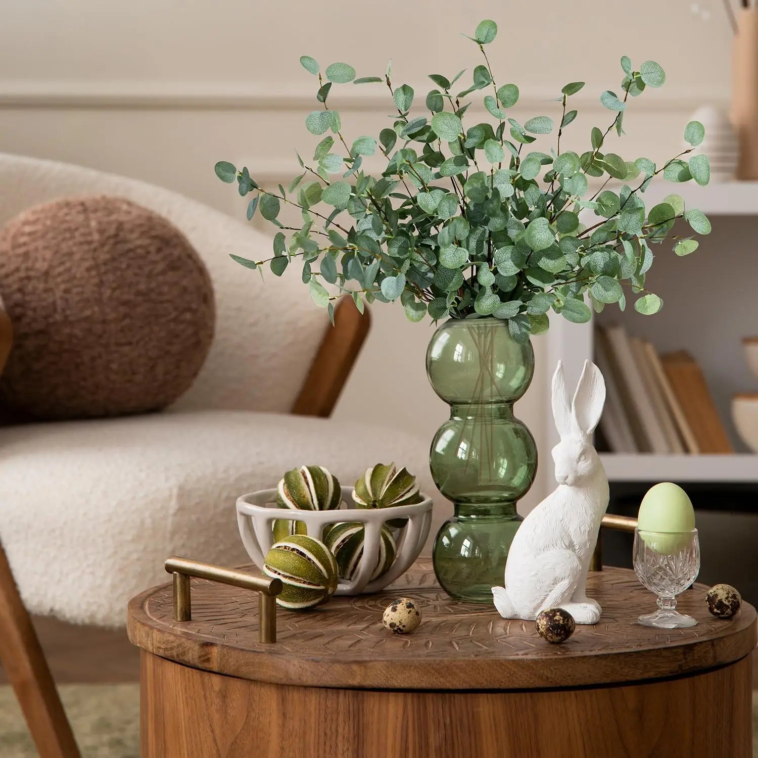 1/3pcs Artificial Eucalyptus Stems Fake Plants Decor for Vase Home Room Party Table Wedding Decorations Faux Eucalyptus Leaf