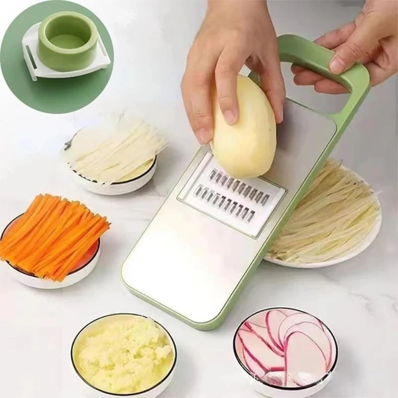7 PCs Stainless Steel Multi-Function Slicer Set for Vegetables & Potatoes
