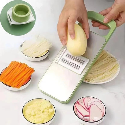 7 PCs Stainless Steel Multi-Function Slicer Set for Vegetables & Potatoes - Hom Haven