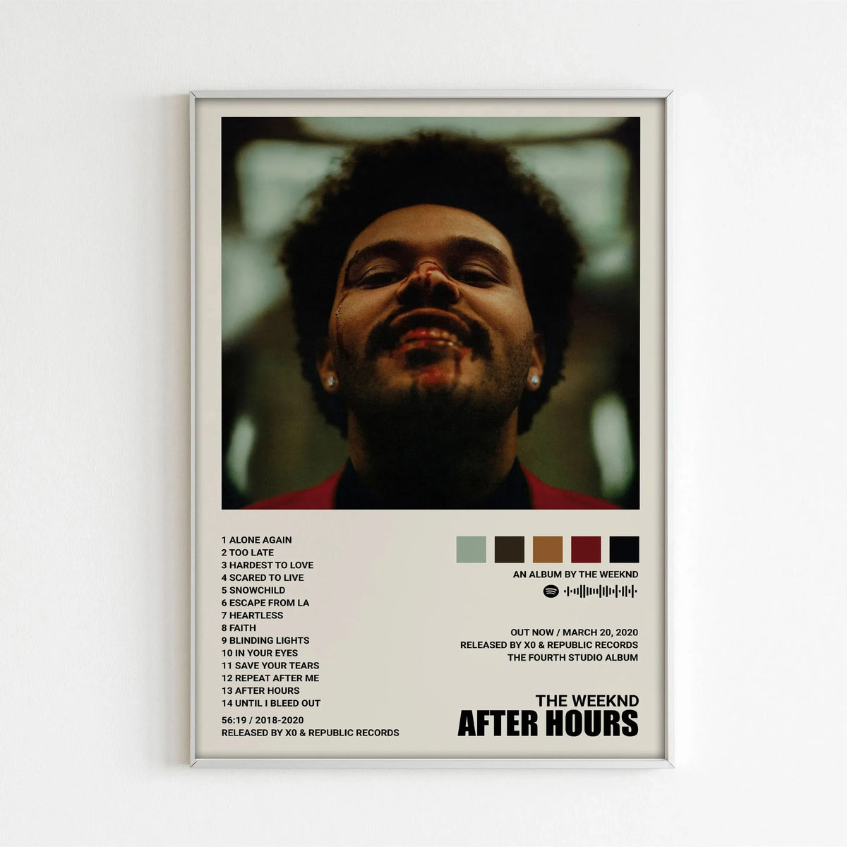 The Weeknd Hip Hop Music Canvas Wall Art Poster - Unframed Album Star Print for Living Room & Home Decor - Hom Haven