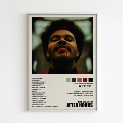 The Weeknd Hip Hop Music Canvas Wall Art Poster - Unframed Album Star Print for Living Room & Home Decor - Hom Haven