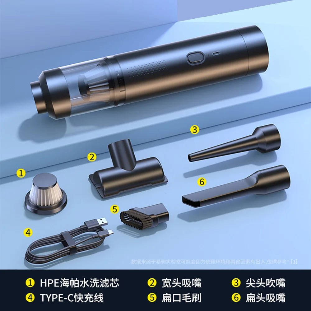 Portable Wireless Handheld Car Vacuum Cleaner with Strong Suction
