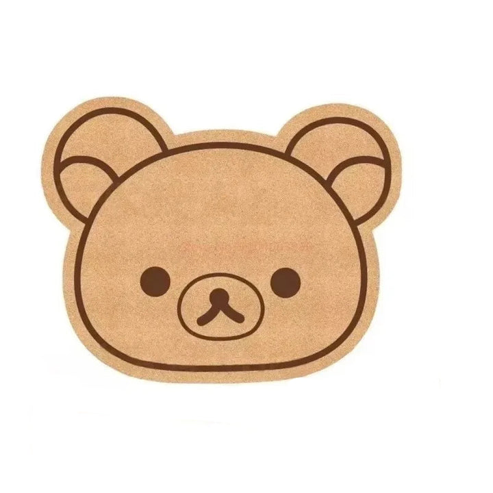 Cartoon Felt Board Wall Decor Panel - Rilakkuma Bear Wall Sticker for Children's Room Decoration