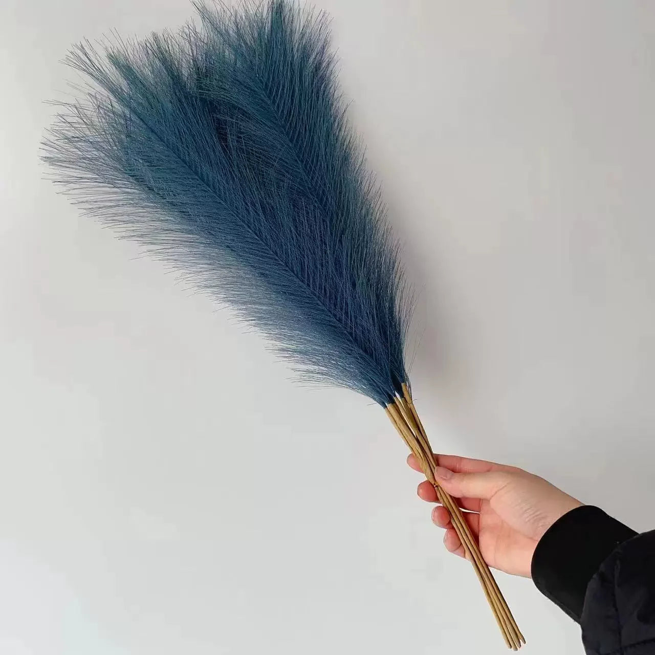 55cm  10pcs Artificial Grass Flower Bouquet for Home Wedding Decoration DIY Party Bedroom Fake Plant Flowers Vase Decor Reed