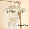 5/10 PCs Velvet Non-Slip Clip Hangers For Pants, Skirts & Bras
