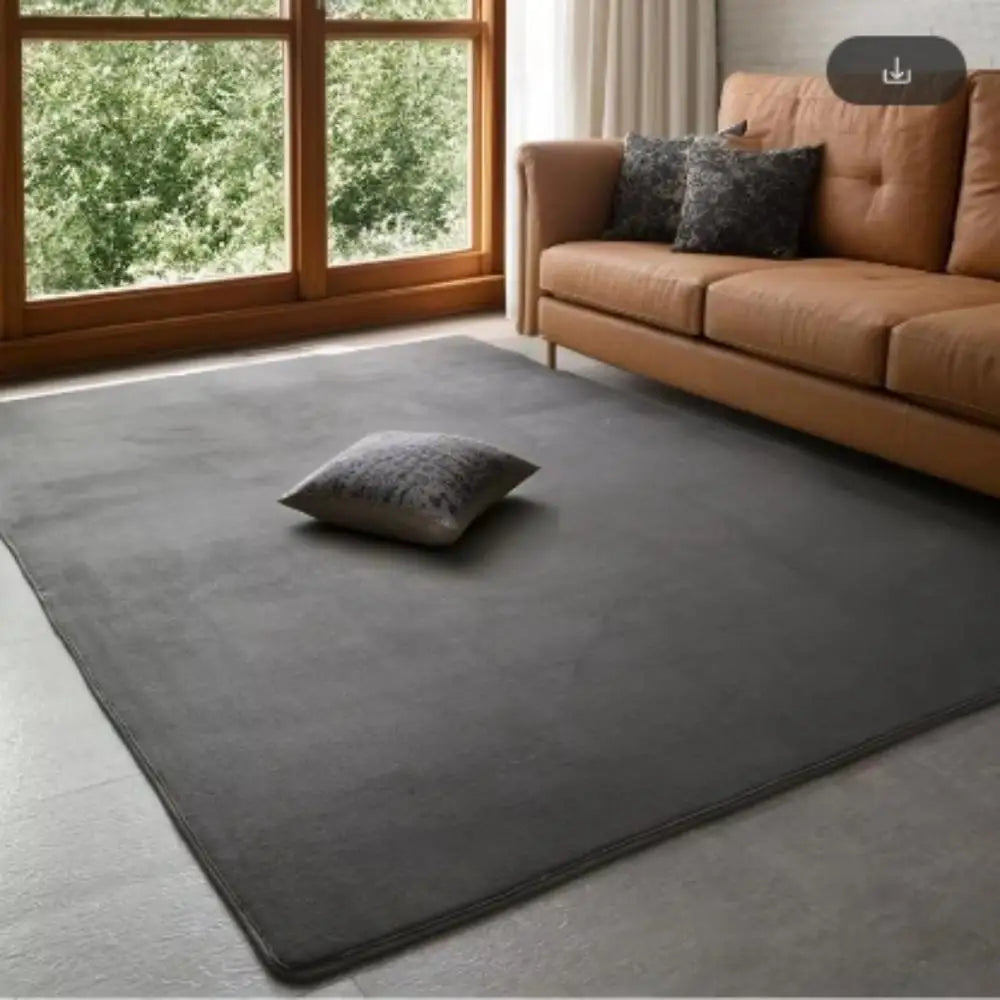 VIKAMA Modern Coral Velvet Carpet - Soft Non-Slip Large Area Rug for Living Room, Bedroom & Kids Play Mat