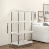 4-Layer Multi-Purpose Floor Standing Storage Rack - Bathroom, Kitchen & Living Room Organizer