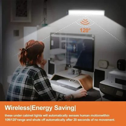 Rechargeable Motion Sensor Under Cabinet Magnetic LED Strip Light - Hom Haven
