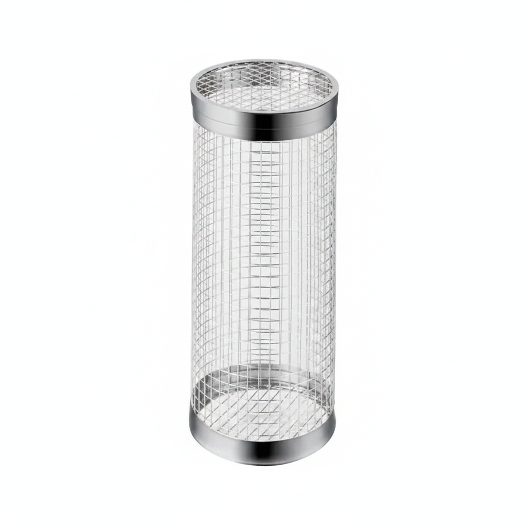 Stainless Steel BBQ Rolling Grill Basket