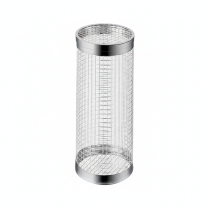 Stainless Steel BBQ Rolling Grill Basket - Hom Haven