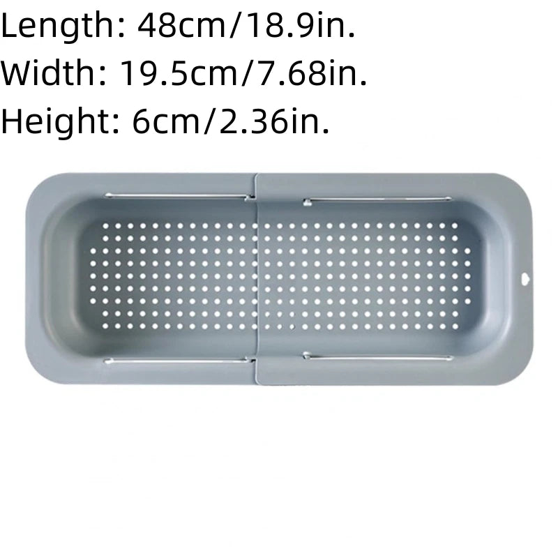 Adjustable Expandable Sink Drain Basket for Fruits & Vegetables