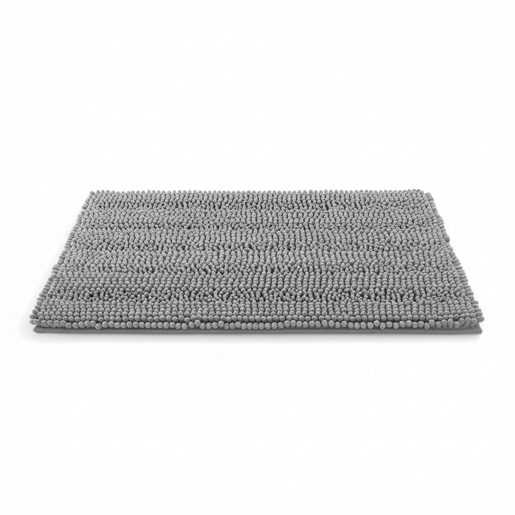 Olanly Chenille Non-Slip Bath Mat - Soft Fluffy Shag Microfiber Shower & Bathroom Floor Rug - Hom Haven