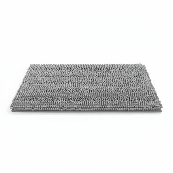 Olanly Chenille Non-Slip Bath Mat - Soft Fluffy Shag Microfiber Shower & Bathroom Floor Rug - Hom Haven